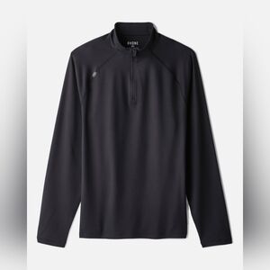 Rhone Session 1/4 Zip Medium Gray